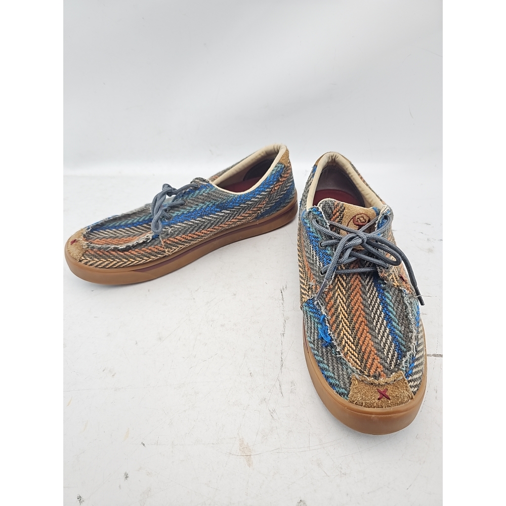 Twisted X Woven Lace-Up Casual Shoes